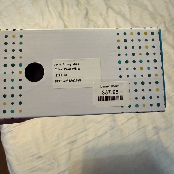 Charming Cream Bunny Baby Shoes - Picture 5 of 7